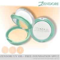 Zendori UV Oil-Free Foundation SPF12 เซนโดริ ยูวี ออยล์-ฟรี ฟาวน์เดชั่น เอสพีเอฟ 12 (ตลับเขียว)