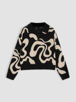 Cider Everyday Illusion Psychedelic Swirl Pullover Sweater Curve &amp; Plus