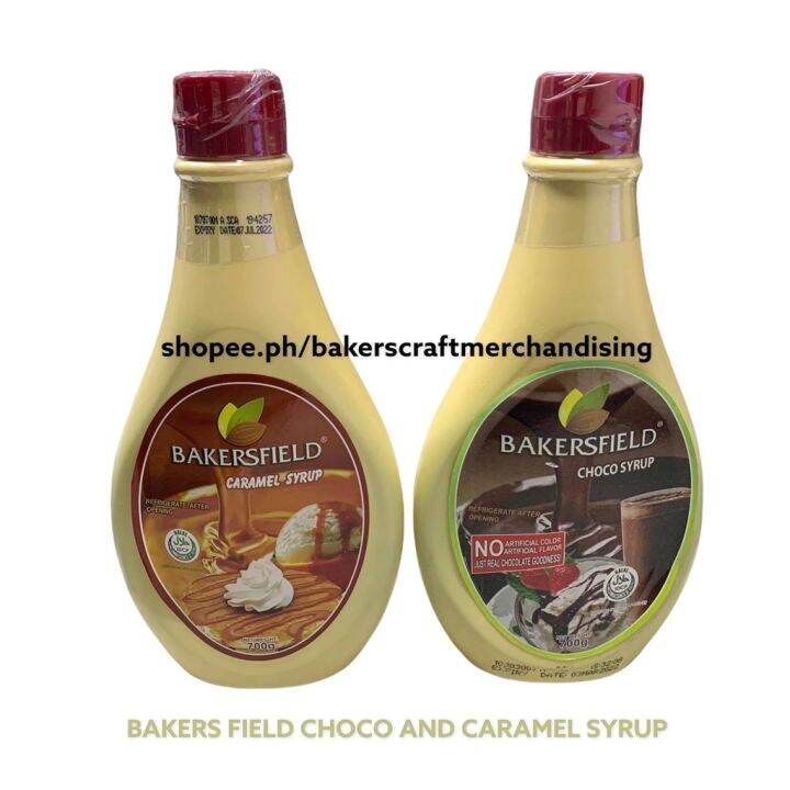 BAKERSFIELD CARAMEL SYRUP CHOCO SYRUP 700 Grams Lazada PH