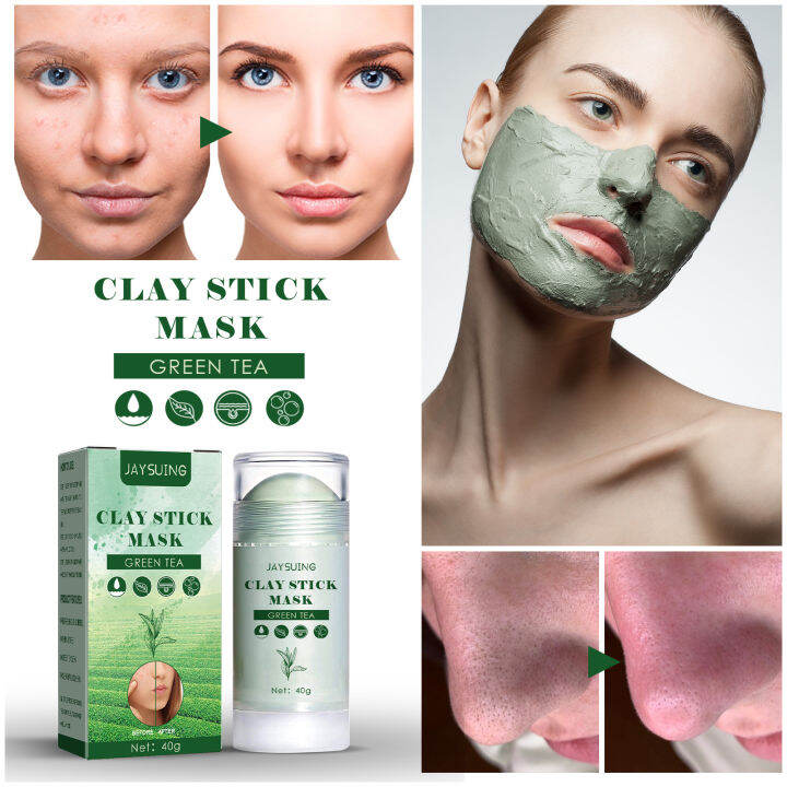 jaysuing-green-tea-mask-solid-face-mask-deep-moisturizing-shrink-pores-remove-blackhead-acne-face-clean-smear-mask-oil-control-whitening-mud-mask-face-skin-care-for-women-men