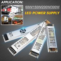 【✆New✆】 pingguij Becornce สวิตช์ทรานสฟอร์มเมอร์ไฟ12V Led แบบบางพิเศษแหล่งจ่ายพลังงาน Dc 60W/150W/200W/300W ไดรเวอร์ Led Ac 170-260V สำหรับแถบ Led