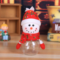 Transparent Sweets Box Bag Gift Kids Christmas Santa Storage Bottle