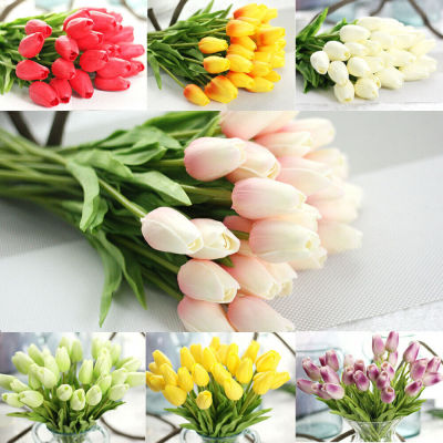 Bridal Bouquet Home Real Touch Wedding Decoration Artificial Tulips Tulips Fake