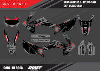 สติ๊กเกอร์วิบาก Honda CRF 250 L ทั้งคัน Graphic kit สติ๊กเกอร์เคลือบเงา สุดคุ้ม