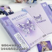 Butterfly A5 Binder 4 Grid 3inch Photocard Collect Book Kpop Idol Photo Card Holder Album Girl Gift