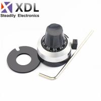 1PCS 3590S 6.35 mm precision scale knob potentiometer knob equipped with multi-turn potentiometer WATTY Electronics