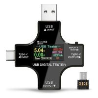 โปรโมชั่น++ ที่วัดกระแสไฟ Universal usb Type C digital tester ที่วัดกระแสไฟ แรงดันไฟ ขณะชาร์จ Type - C Usb Meter Tester Lcd ราคาถูก เครื่องวัดไฟฟ้า เครื่องวัดกระแสไฟฟ้า ไฟฟ้า  เครื่องมือช่าง