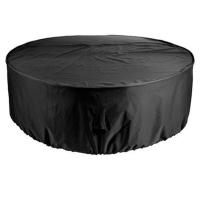 Outdoor Garden Furniture Rain Cover Waterproof Oxford Sofa Protection Garden Courtyard Rain and Snowproof Dustproof Black Set 230x110Cm