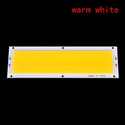 1000LM 10W COB แถบไฟ LED หลอดไฟพลังงานสูงชิปอบอุ่น/เย็นสีขาว12V-24V ร้อน