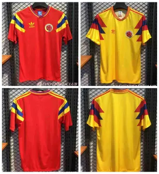 Colombia 1990 World Cup Retro Home Jersey Men Adult