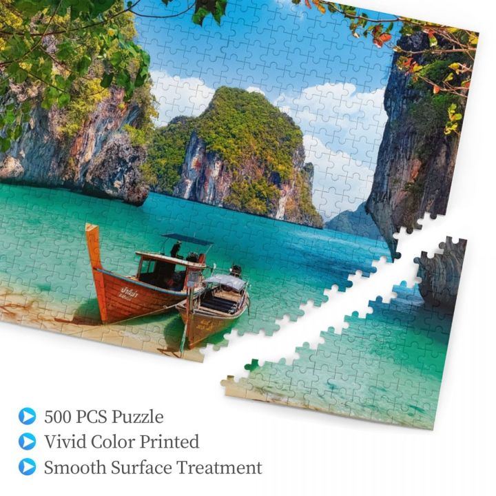 ko-phi-phi-thailand-wooden-jigsaw-puzzle-500-pieces-educational-toy-painting-art-decor-decompression-toys-500pcs