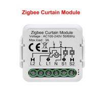 Girier Tuya โมดูลสวิตช์ผ้าม่านอัจฉริยะ Zigbee สำหรับลูกกลิ้งมู่ลี่แบบปรับทึบแสงหรือโปร่งแสงได้มอเตอร์1/2ทำงานร่วมกับยานเดกซ์อลิซ Alexa Hey Google