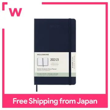 Moleskine 2024 Large Hardcover Classic Weekly Planner - Sapphire Blue