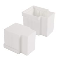 ◄ White Plastic Solenoid Valve Waterproof Cover Water Valve Lid 2Pcs Hot Sales Support Wholesale