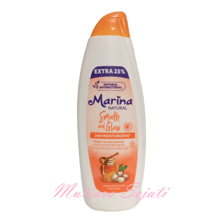 Body Lotion Marina Hand Body Lotion Natural Smooth and Glow 438 ml