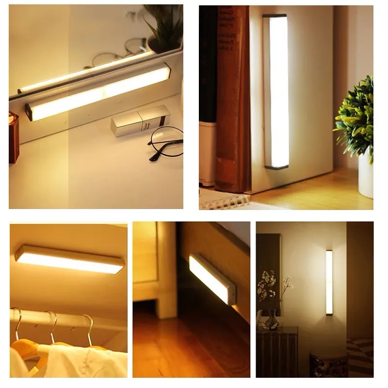 LZ】☾☃ﺴ Motion Sensor Light Wireless LED Night Lights Bedroom ...