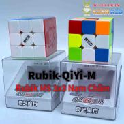 Rubik 3x3 nam châm Qiyi MS Magnetic Rubic 3 tầng Stickerless chính hãng