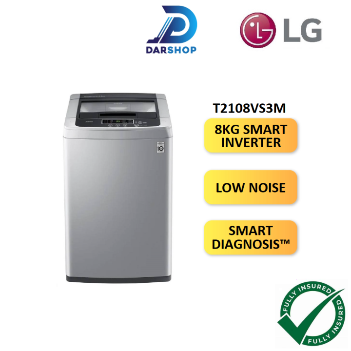 LG Washing Machine Inverter 8KG Top Load Washer Direct Drive Mesin