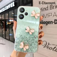 เคสโทรศัพท์ NFC RealmeC55เคส Nillkin สำหรับ Realme10T แสงแวววาวนิ่มรูปดาวผีเสื้อโปร่งใสสำหรับ Realme 10T Realme C55ฝาหลัง NFC