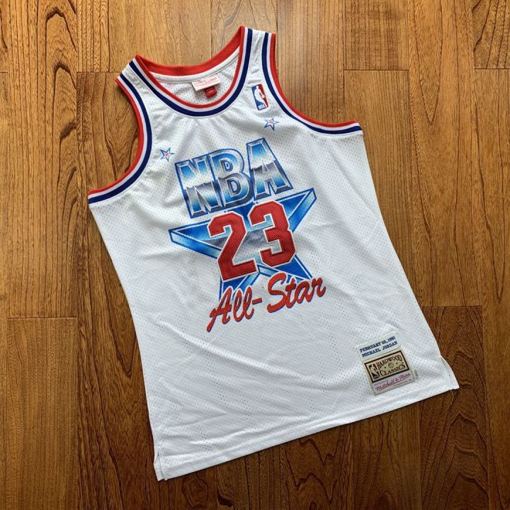Mitchell & Ness Men's Michael Jordan #23 Authentic 1991 NBA All-Star White  Jersey