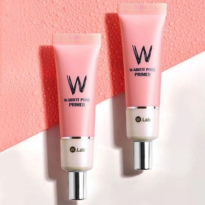Dropship Wlab W-Airfit Pore Primer Concealer Cream Brighten Face Smooth Invisible Pores เครื่องสำอางเกาหลี ~