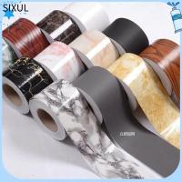 SIXUL 10M/Roll ขอบหน้าต่าง วอลล์เปเปอร์เส้นเอว กันน้ำกันน้ำได้ โครงประตู สติกเกอร์ขอบผนัง ของตกแต่งบ้าน พีวีซีพีวีซี เส้นนำคลื่น