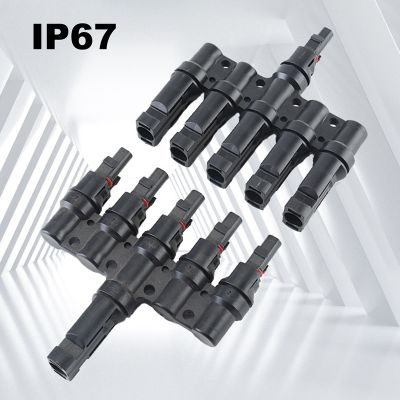 Solar PV Connector 1500V 50A 2T 3T 4T 5T 6T Branch Parallel Connection IP67 Electrical PV Panel Cable Connector
