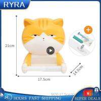 Creative Cat Toilet Paper Roll Holder Tissue Towel Shelf Stand Hanger Wall Mounted Bathroom Toilet Roll Paper Storage Dispenser Toilet Roll Holders