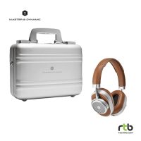 Master &amp; Dynamic MW65 Zero Halliburton Kit หูฟังครอบหูไร้สาย ANC Wireless Headphones หูฟังตัดเสียงรบกวน หูฟัง ANC - Brown/Silver By RTB