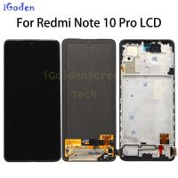 ต้นฉบับเหมาะสำหรับ Xiaomi Redmi Note 10 Pro LCD ที่มีตำดิจิทัลหน้าจอสัมผัสสำหรับ Redmi Note10 Pro M2101K6G Lcd M2101K6R จอแสดงผล LCD