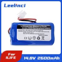 fyjhLeelinci 14.8V 2600mah 3200Mah Lithium Battery For ILIFE A4 A4s V7 A6 V7s Plus Robot Vacuum Cleaner ILife 4S 1P High Quality