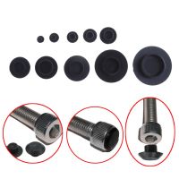 10PCS M5-24 Practical Black Hex Socket Fasteners Screws Covers Caps Allen Bolt Screw Nut Round Head Cover Cap Protector Nails  Screws Fasteners