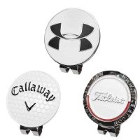 Titleist Callawayˉ New golf mark cap clip male and female models magnetic metal ball cap cap clip green ball position mark