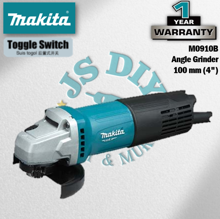 MAKITA MT SERIES M0910B Angle Grinder 100MM (4") 『1 Year Warranty』『100% ...