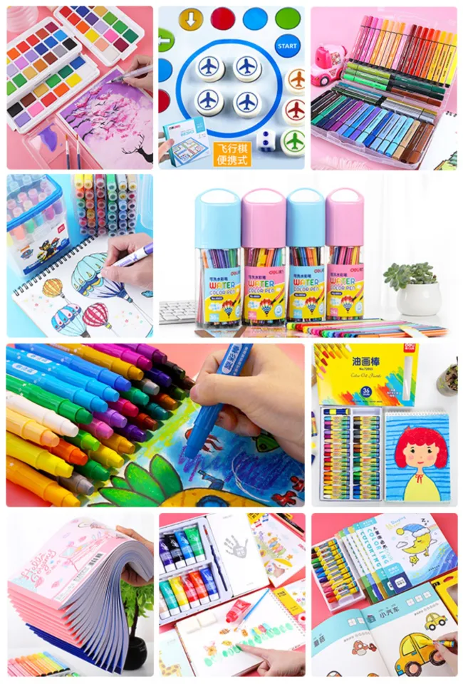 Deli 70720 watercolor pen color pen set can be washed with non