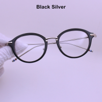 Thom Brand Round Acetate Alloy Prescription Glasses frame for Men Women TB011 Eyeglasses Myopia Reading Gafas With Original Box