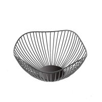 Iron Art Easy Clean Drain Kitchen Organizer Pierced Save Space Household Fruit Basket Bread Storage Nordic Style Vegetables