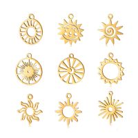 【YF】 18K PVD ouro chapeado aço inoxidável encantos colar pulseira brincos pingente jóias acessórios atacado 5pcs