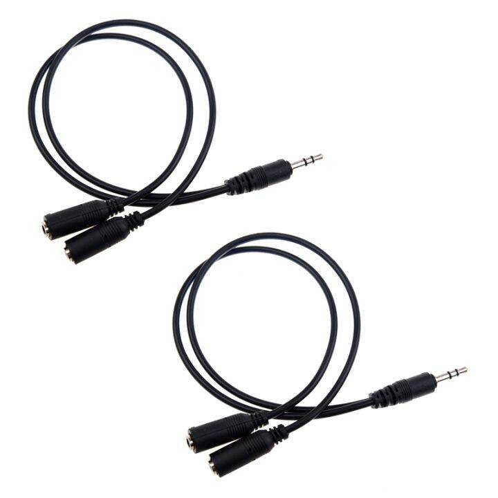 Stereo Mixer Audio Distributeur, 2 Input 2 Output, 3.5mm Jack Plug And Play, Aluminiumlegering Audio Mix Versterker, Verhoog Geluid, Vereenvoudig Verbindingen