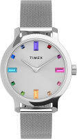 Timex Dress Watch (Model: TW2U87000VQ) Silver/Multicolor