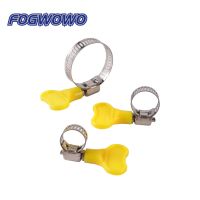 ☾ 8 38mm Stainless Steel Drive Hose Clamp Adjustable Pipe Fastening Buckles Garden Irrigation Tube Connection Fastener Fixed Clip