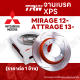 จานเบรค TRW XPS MITSUBISHI MIRAGE 12- / ATTRAGE 13- จานเบรคเซาะร่อง ราคาถูก คุณภาพสูง