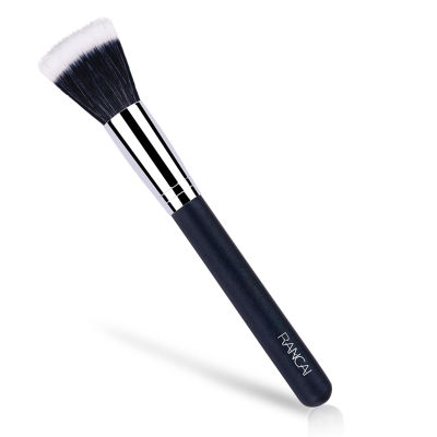 RANCAI 1pcs Powder Brush Full Size Skin Care Black Duo Fiber Stippling Brush Make Up Tools Face Bronzer Brush Pincel Maquiagem Makeup Brushes Sets