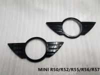 ครอบโลโก้หน้า+หลัง ดำเงา Piano Black (1 ชุด 2ชิ้น หน้า+หลัง) MINI R-Series MINI Black Out MINI Emblem Gen1 MINI R50/R52 Gen2 MINI R55/R56/R57 (สินค้าพร้อมส่ง)