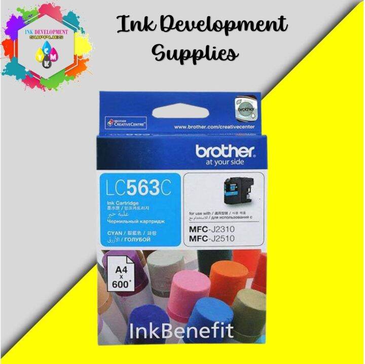 Brother LC-563 Cyan Original Ink Cartridge LC563 | Lazada PH