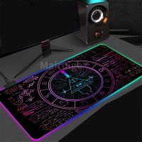 【jw】♣  Game Mousepad Personality Mathematician Digital Accessories Computer Notebook Gamer Desk