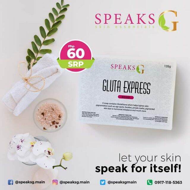 Speaks G Express Soap 135g Lazada PH