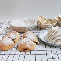 Dough Fermentation Basket Rattan Proofing Proving Baskets with Cloth Cover Bread for Household Kitchen Helping Decor