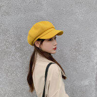 Autumn Winter Wool Newsboy Cap Fashion Hats for Women Female Winter Cap Girl Visor Travel Beret Thick Warm Vintage Bonnet