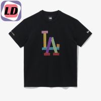 LD Newera bts mlb เสื้อยืดแขนสั้น หมวกเบสบอล หมวกบักเก็ต los angeles dodgers